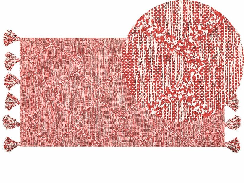 Covor 80 x 150 cm Nig (roșu)