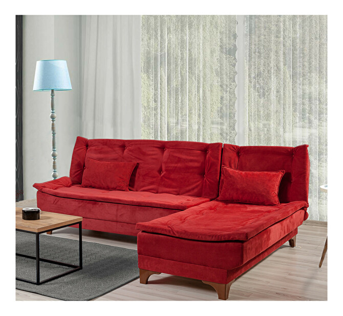 Canapea extensibilă Keid C (roșu) (D)