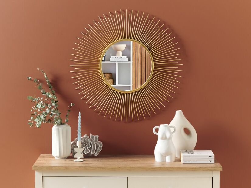 Oglindă de perete Cedric (auriu)