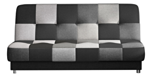 Canapea trei locuri Canoro (gri + negru)
