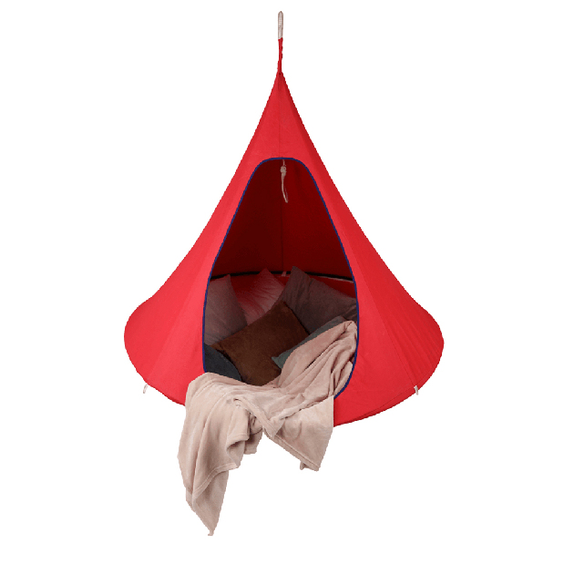 Fotoliu balansoar suspendat Klarina (roșu) (mijlociu) 