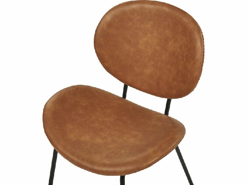 Set 2 buc scaune de sufragerie Luaza (maro)