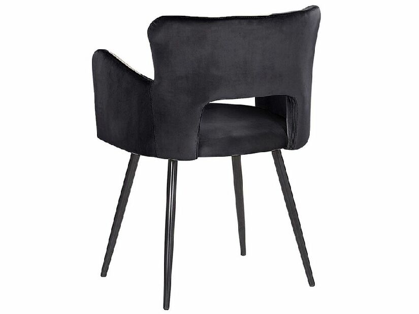 Set 2 buc scaune de sufragerie Shelba (negru) 
