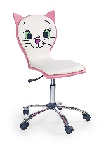 Scaun pentru copii Luoda 2 (alb + roz)