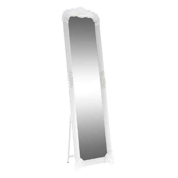 Oglindă Cassio (alb + argintiu)