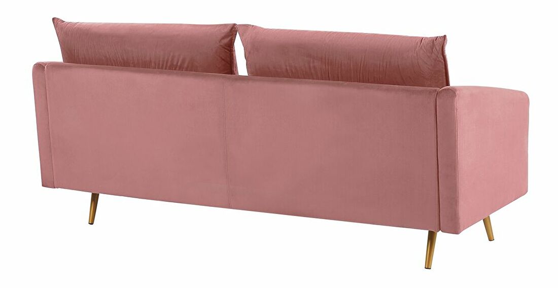 Canapea trei locuri MARUNE (roz)