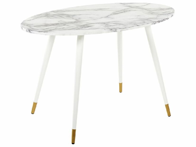 Masă de sufragerie Guccino (alb) (pentru 4 persoane)