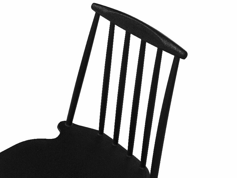 Set 2 buc. scaune pentru sufragerie Vendor (negru)