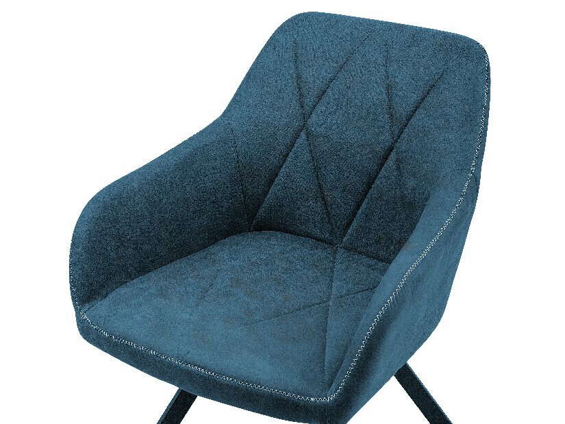 Set 2 buc. scaune pentru sufragerie Manly (albastru)