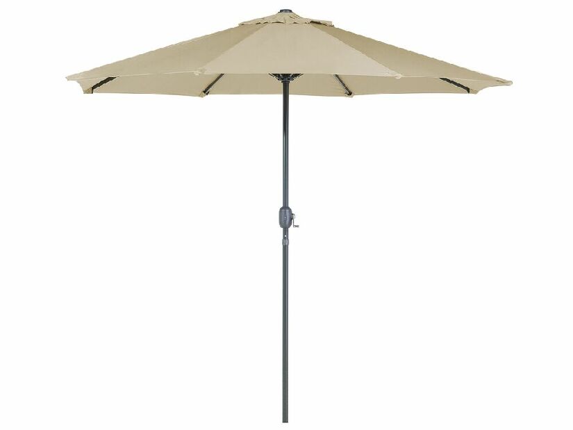 Umbrelă de grădină 266 cm RANTOUL (poliester) (gri închis)