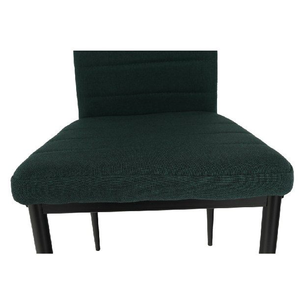 Scaun de sufragerie Collort nova (smaragd + negru)