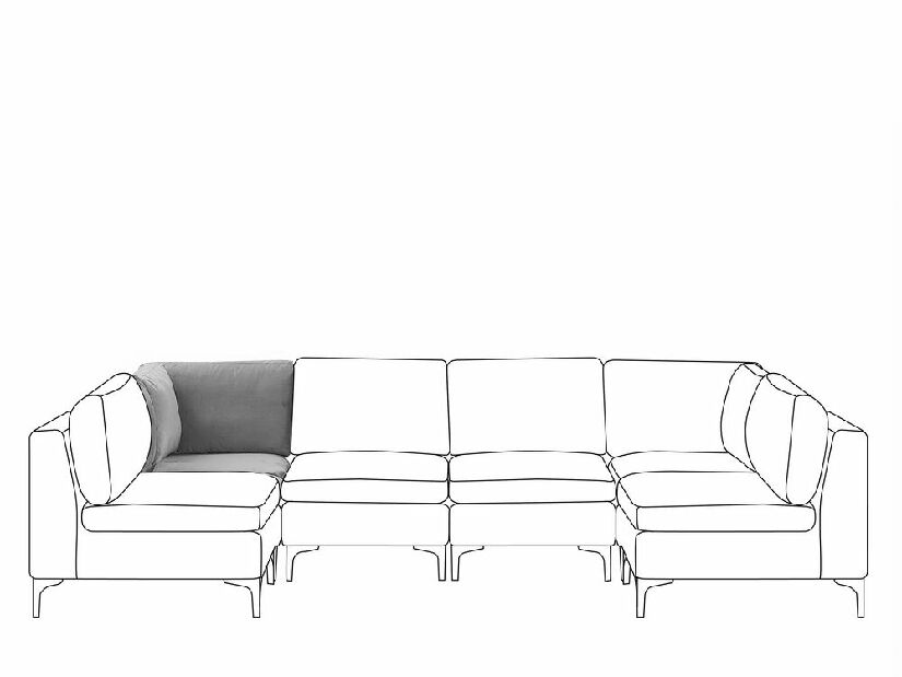 Parte modulară canapea EVENA (gri)