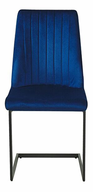 Set 2 buc. scaune de sufragerie LANIVE (albastru)