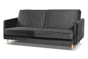 Canapea trei locuri Corro 02 (negru)
