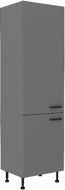 Dulap de alimente încorporat pentru frigider Nesia 60 LO-215 2F (Antracit)