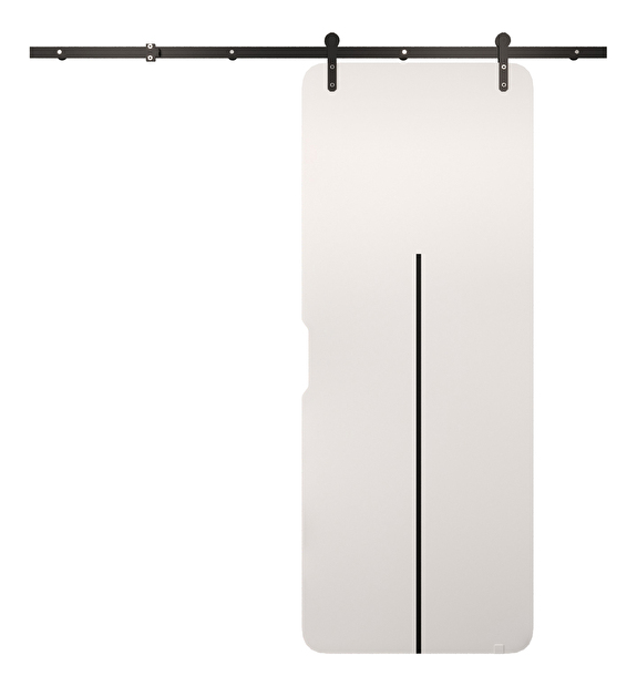 Uși culisante Ortiz X (alb mat + negru mat)