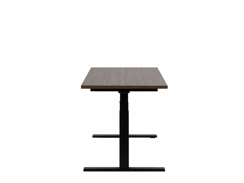 Masă pentru scris UPPER II (160 x 72 cm) (MDF) (reglabil manual) (lemn închis)