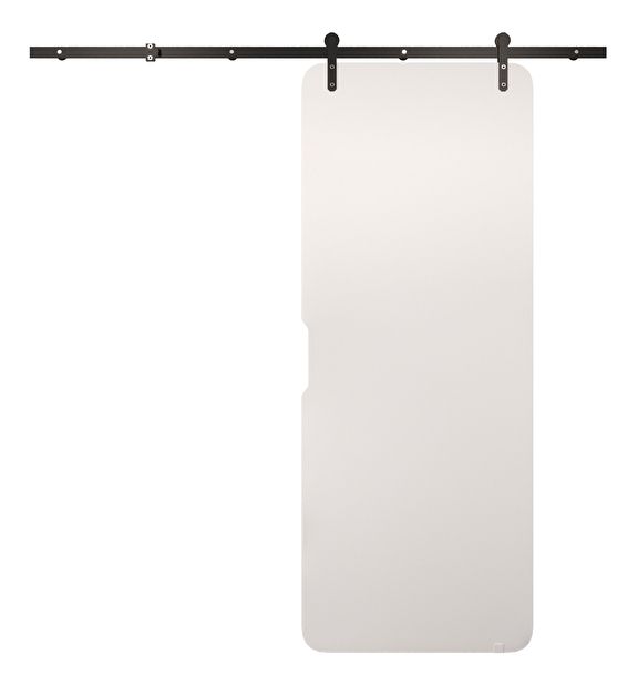 Uși culisante Ortiz I (alb mat + negru mat)