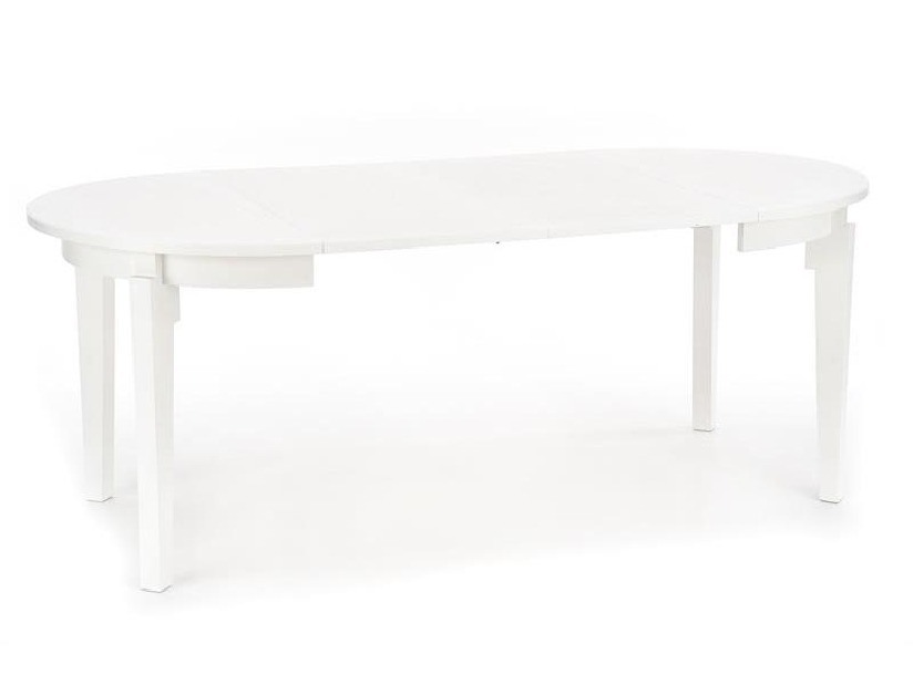 Masă de sufragerie extensibilă 100-200 cm Saras (alb) (pentru 6 8 persoane)