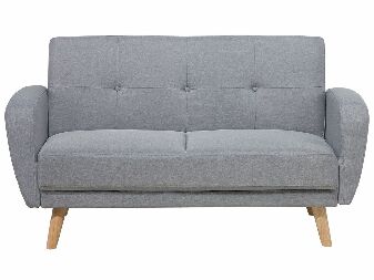 Canapea 2 locuri FLONG (textil) (gri)