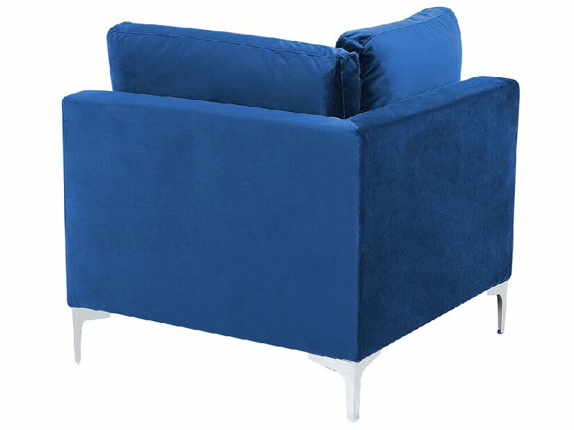 Canapea trei locuri cu taburete Eldridge (albastru)