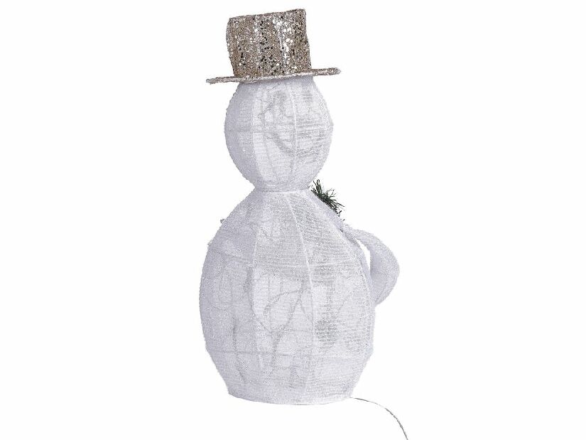 Decorațiune pentru pentru exterior Om de zăpadă Kumza (alb)
