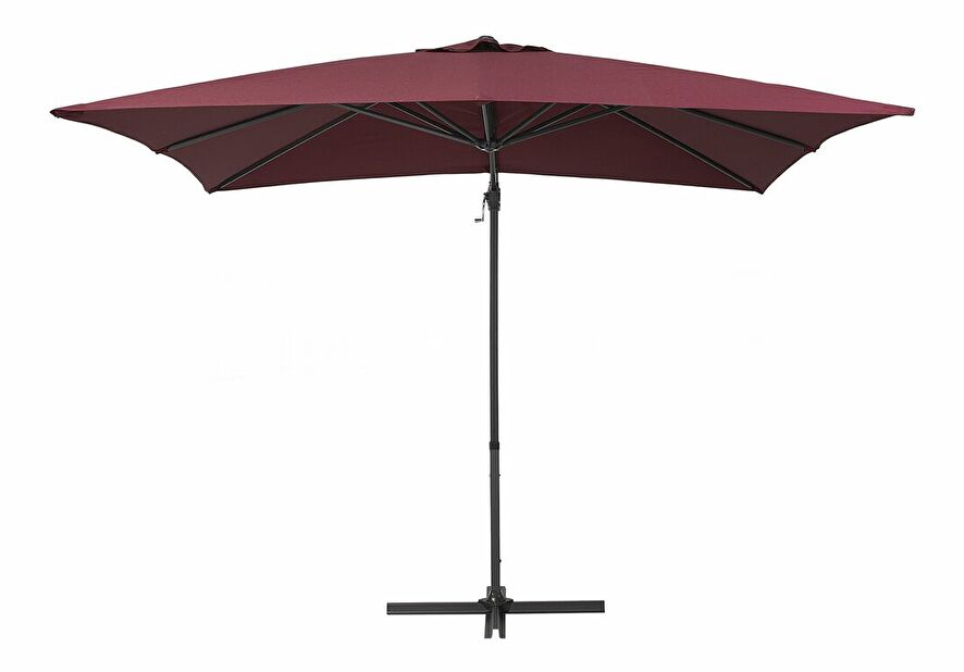 Umbrelă de grădină 250 cm MONCE (aluminiu) (roșu închis)