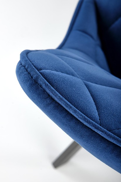Scaun de sufragerie Krazlard (albastru închis)