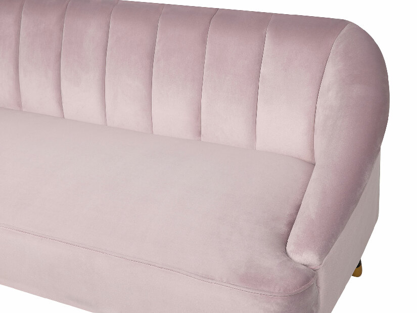 Canapea 3 locuri Aberlor (roz) 