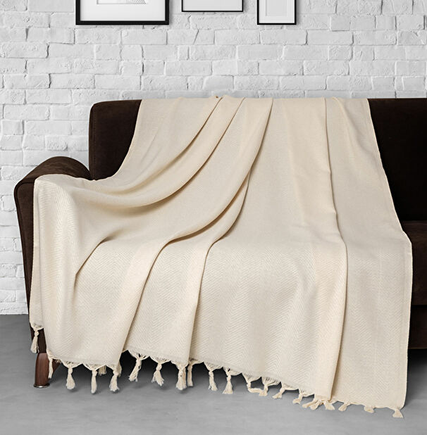 Cuvertură pentru canapea 170 x 230 cm Trendos (natural)