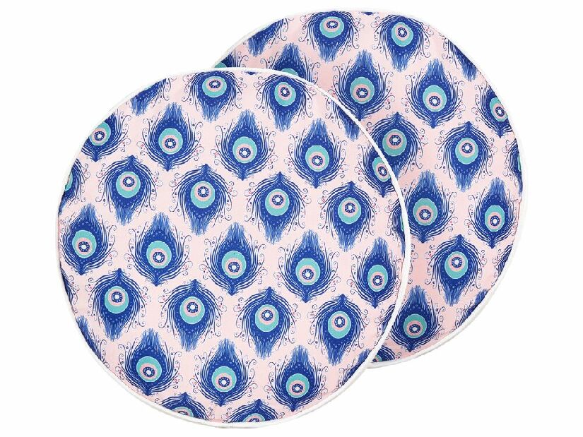Set 2 buc perne decorative ⌀ 40 cm Cerina (albastru)