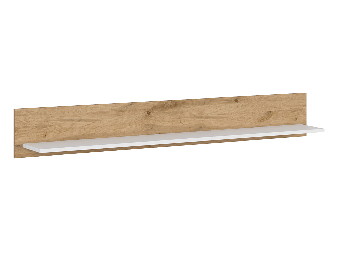 Raft 150 cm Vilgi 150 (alb + stejar wotan)