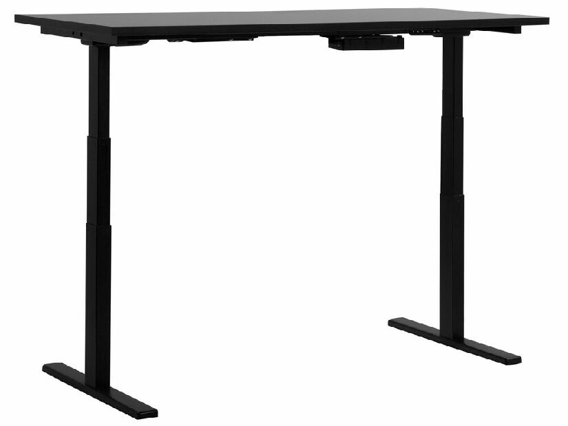 Masă pentru scris UPPER II (130 x 72 cm) (MDF) (reglabil electric) (negru)
