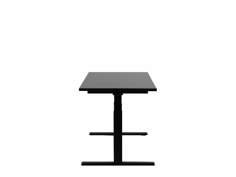 Masă pentru scris UPPER II (160 x 72 cm) (MDF) (reglabil manual) (negru)