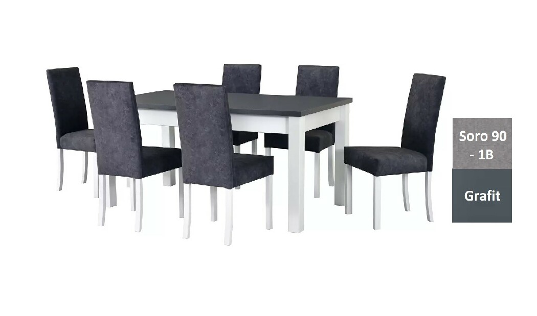 Set masă scaune pentru sufragerie Spiris (pentru 6 până la 8 persoane) *vânzare stoc