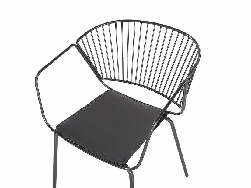 Set 2 buc. scaune de sufragerie RAGOR (negru)