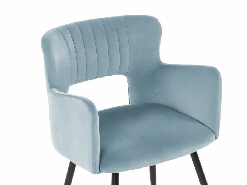Set 2 buc scaune sufragerie Shelba (albastra deschis) 
