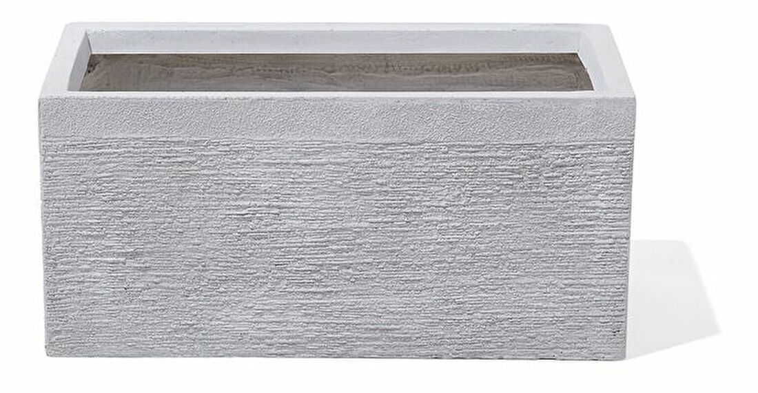 Ghiveci MIMA 24x50x23 cm (ceramică) (alb)