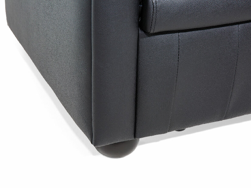 Canapea 3 locuri din piele Chichester (negru) 