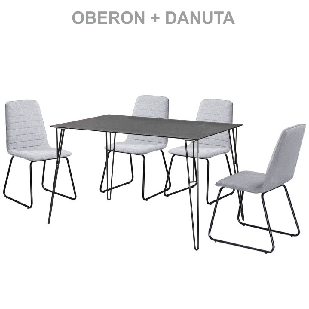 Masă de sufragerie Odette (pentru 4 persoane)