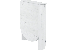 Masă de sufragerie Elston 6 (craft alb) (pentru 2 persoane)
