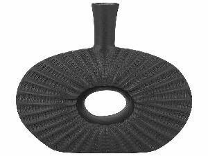 Vază ARCATA 24 cm (sticlă laminat) (negru)
