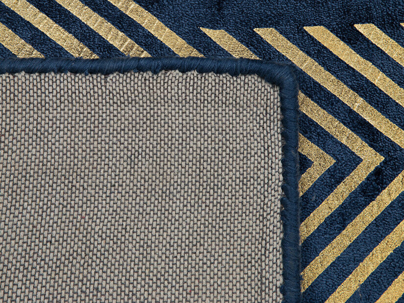 Covor 80x150 cm VESKE (stofă) (albastru)