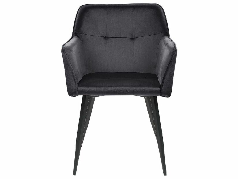 Set 2 buc scaune de sufragerie Jasminka (negru)