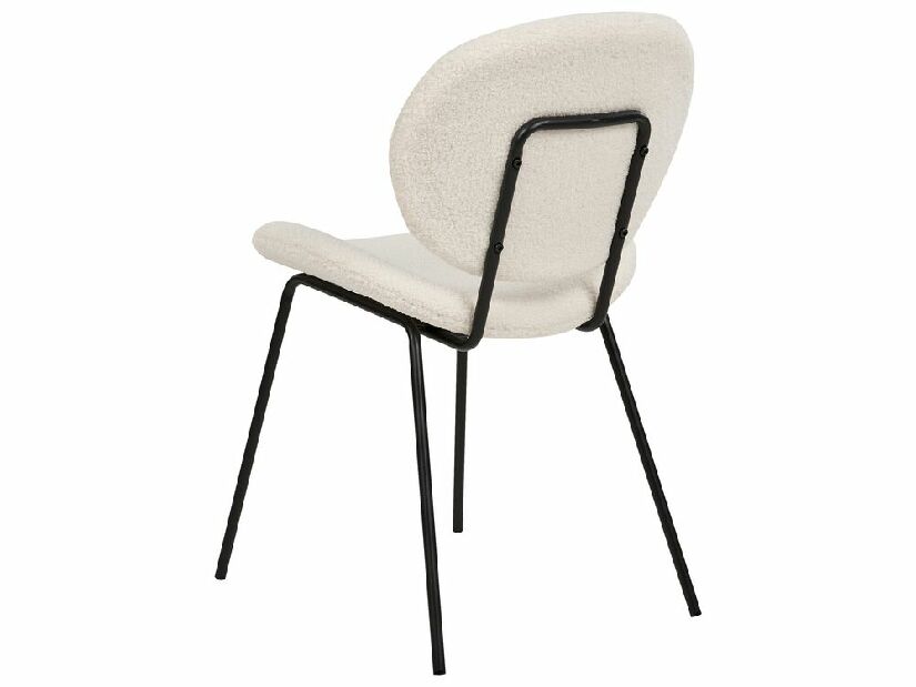 Set 2 buc scaune de sufragerie Luaza (alb)
