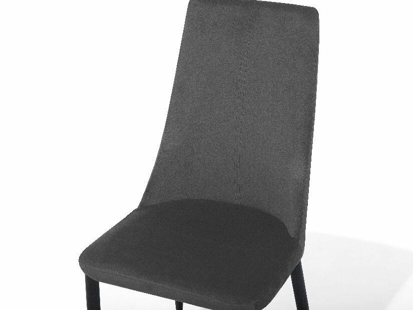 Set 2 buc. scaune pentru sufragerie Clenot (gri închis)