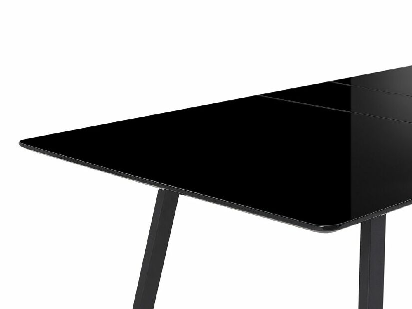 Masă de sufragerie Teemu (negru) (pentru 8 și mai multe persoane)