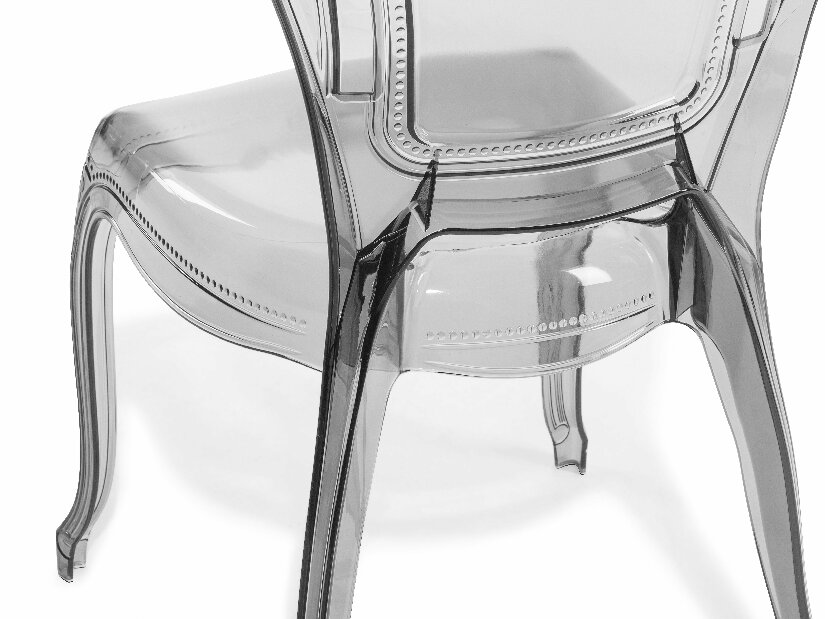 Set 2 buc. scaune pentru sufragerie Vitton (negru)