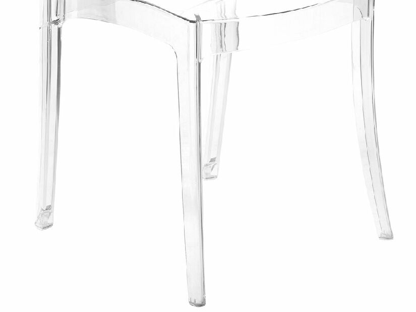 Set 2 buc scaun tip bar Cobey (transparentă)