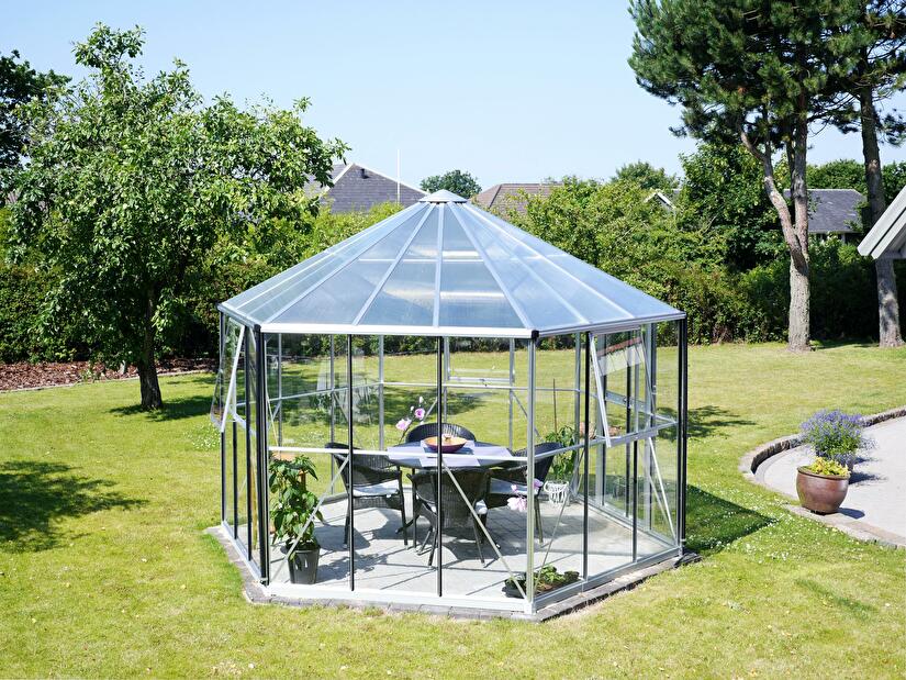 Greenhouse stil special Hera 9000 (policarbonat + sticlă securizată + aluminiu anodizat)